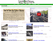 Tablet Screenshot of culvershuttle.com